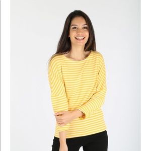 NWT Armor Lux Breton stripe yellow long sleeve
